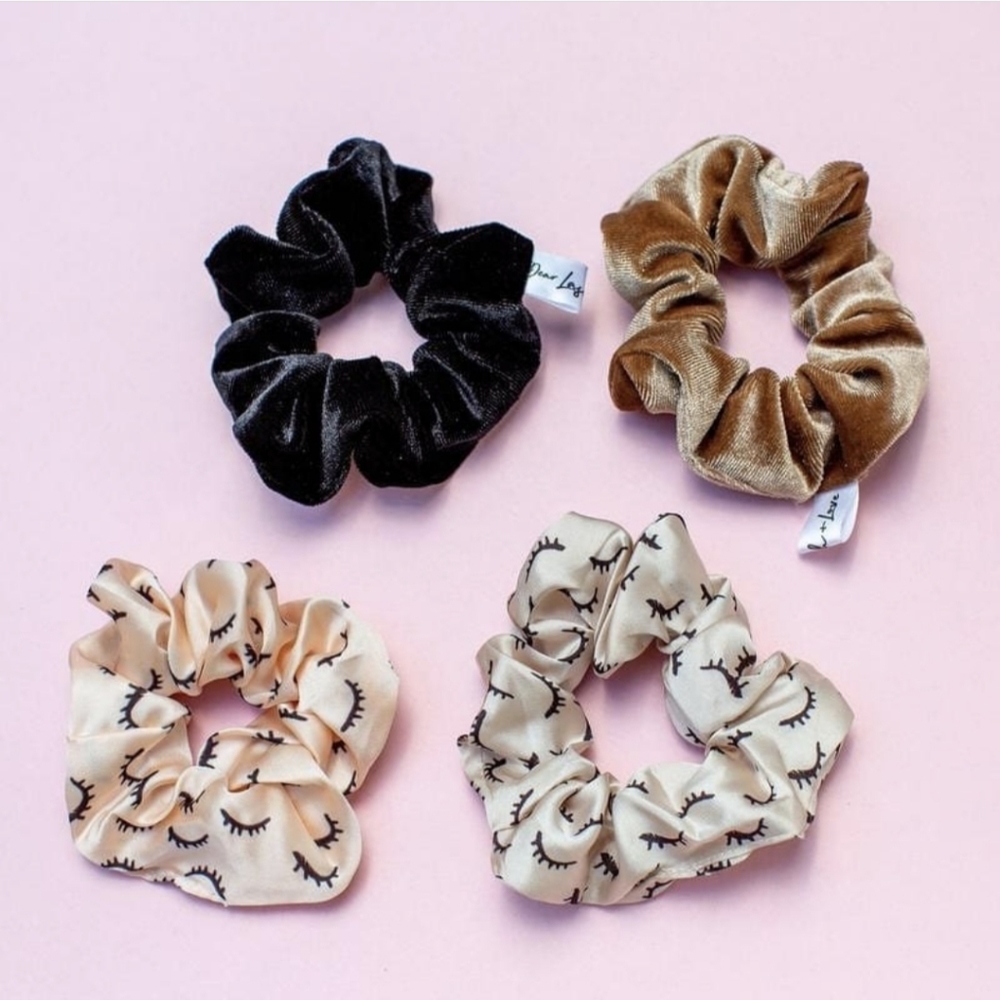 Lash Print Scrunchie Set of two